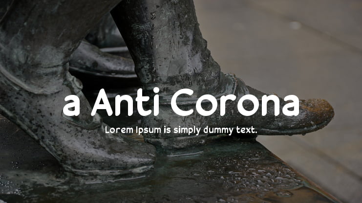 a Anti Corona Font