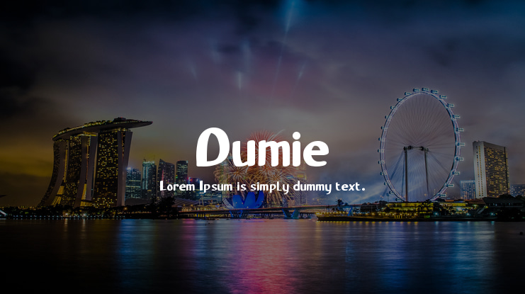 Dumie Font