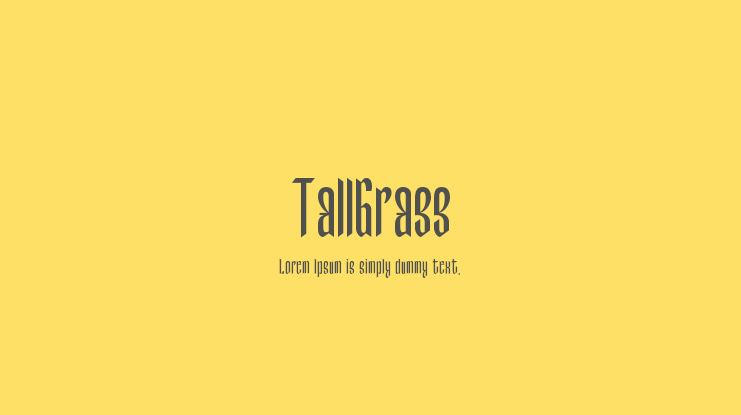 TallGrass Font