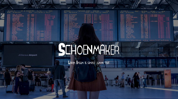 Schoenmaker Font