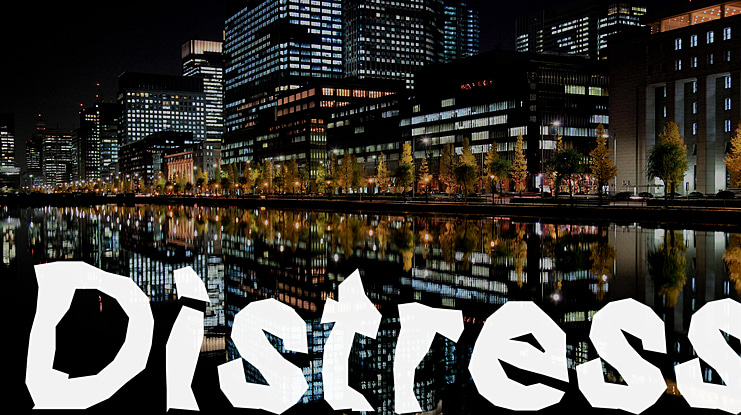 Distress Font