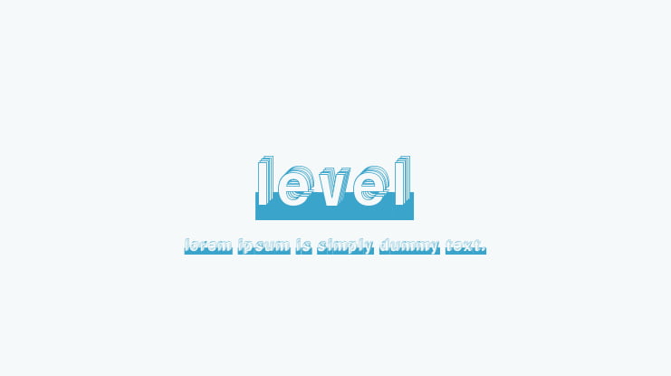 Level Font