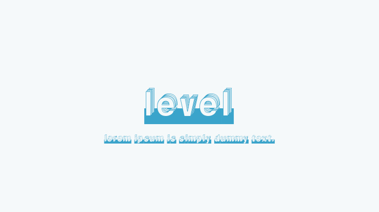 Level Font