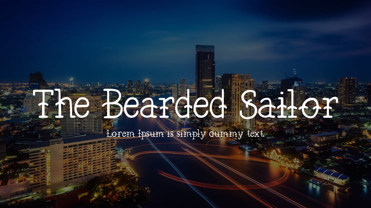 The Bearded Sailor Font Family