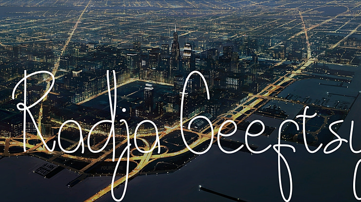 Radja Geeftsy Font