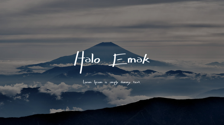 Halo Emak Font