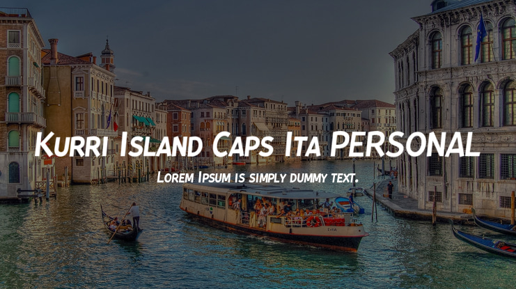 Kurri Island Caps Ita PERSONAL Font Family
