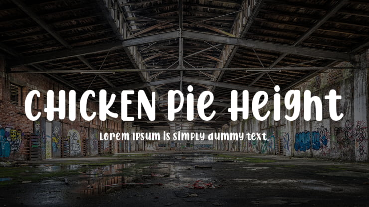 CHICKEN Pie Height Font Family