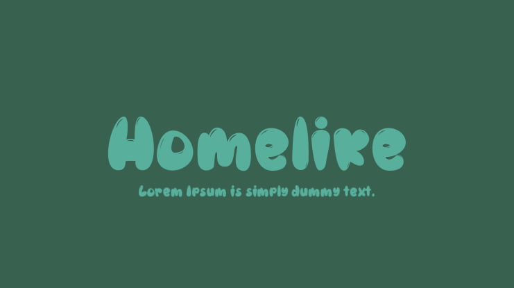 Homelike Font