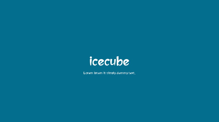 icecube Font