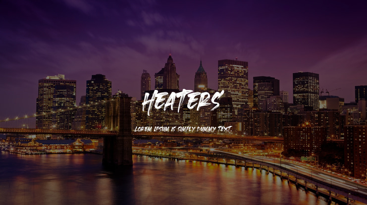 Heaters Font