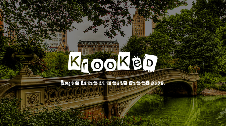 KrooKed Font