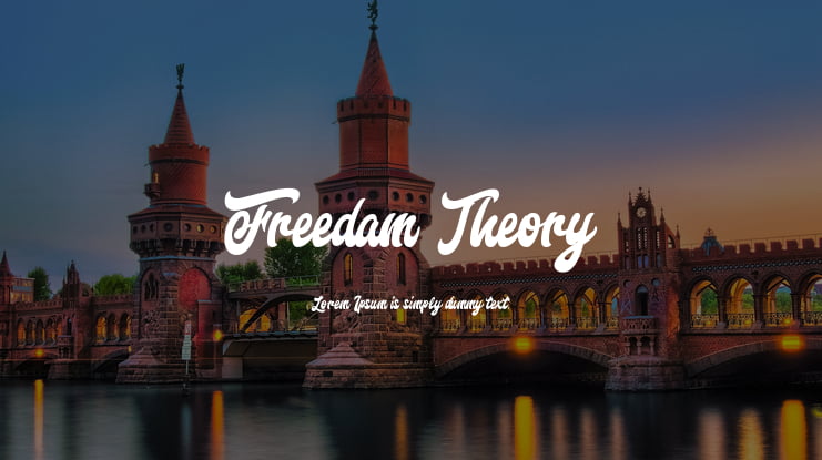 Freedam Theory Font