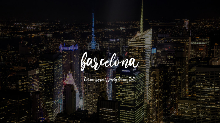 barcelona Font