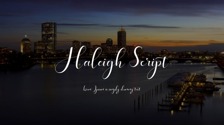 Haleigh Script Font