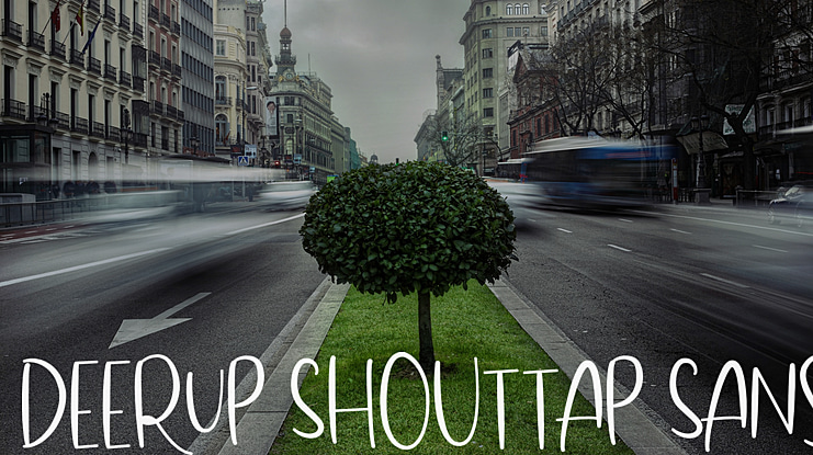 DeerUp Shouttap Sans Font