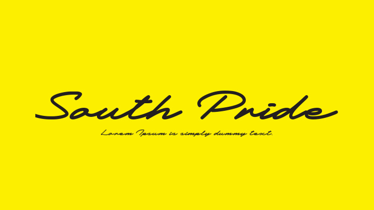 South Pride Font