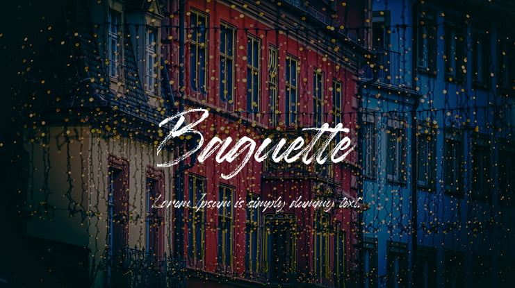 Baguette Font