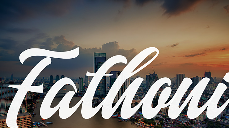 Fathoni Font