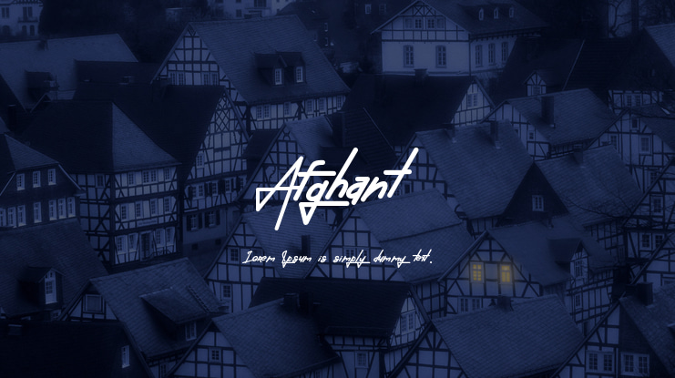Afghant Font