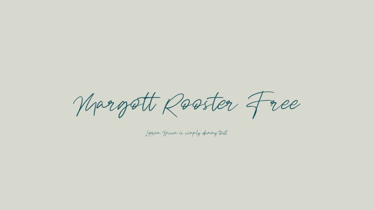 Margott Rooster Free Font