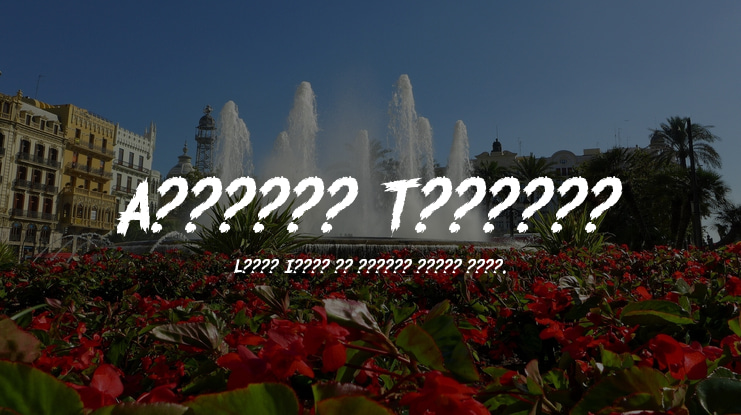 Anarchy Tantrum Font