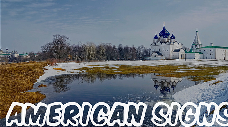 American Signs Font