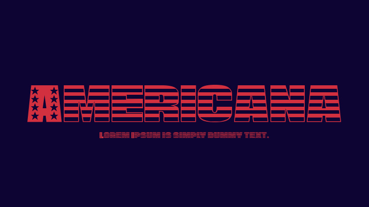 Americana Font