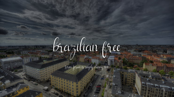 brazilian free Font
