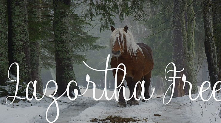Lazortha Free Font