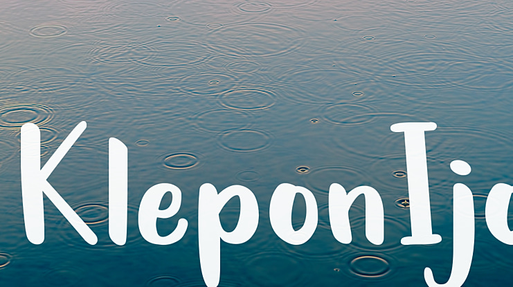 KleponIjo Font