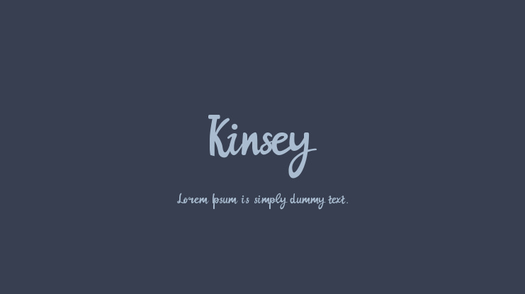 Kinsey Font