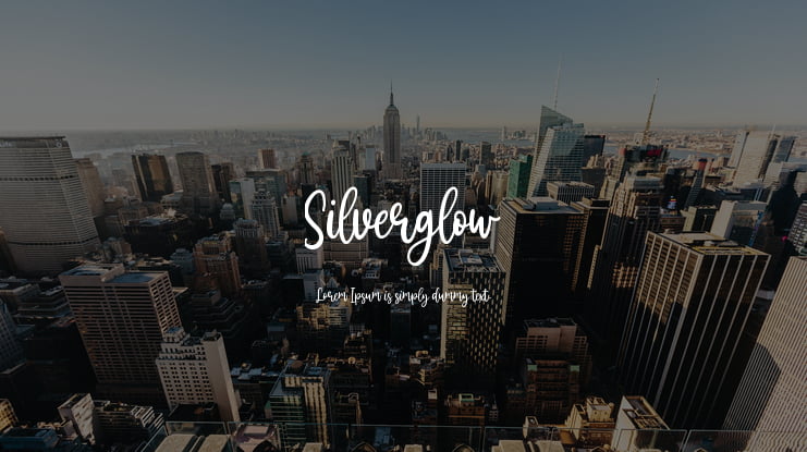 Silverglow Font