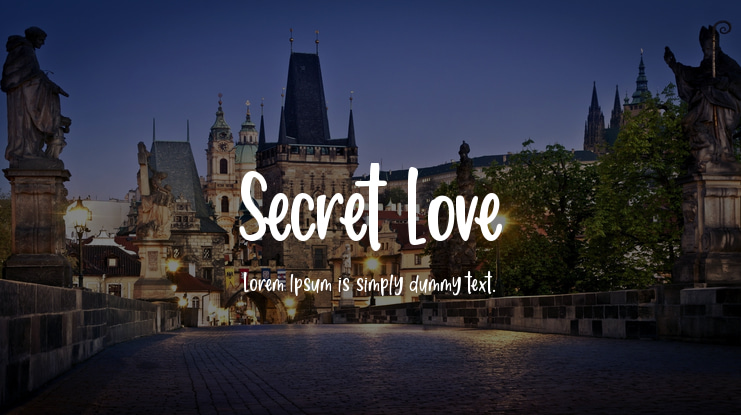 Secret Love Font