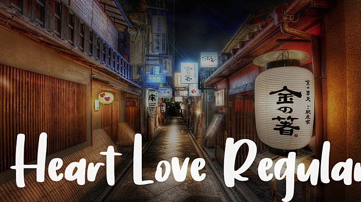 Heart Love Font Family