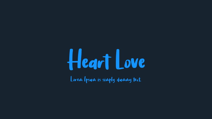 Heart Love Font Family