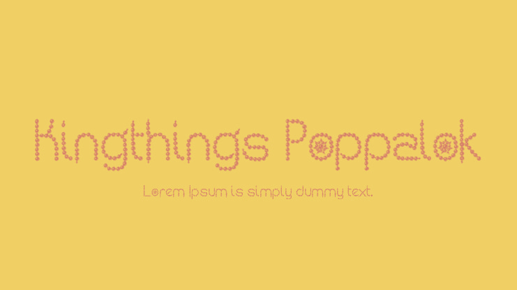 Kingthings Poppalok Font