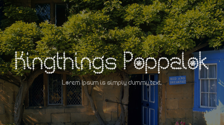 Kingthings Poppalok Font