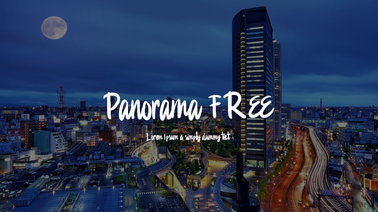 Panorama FREE Font