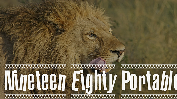 1980 Portable Font