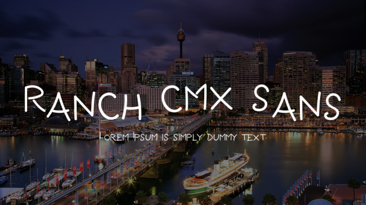 Ranch CMX Sans Font
