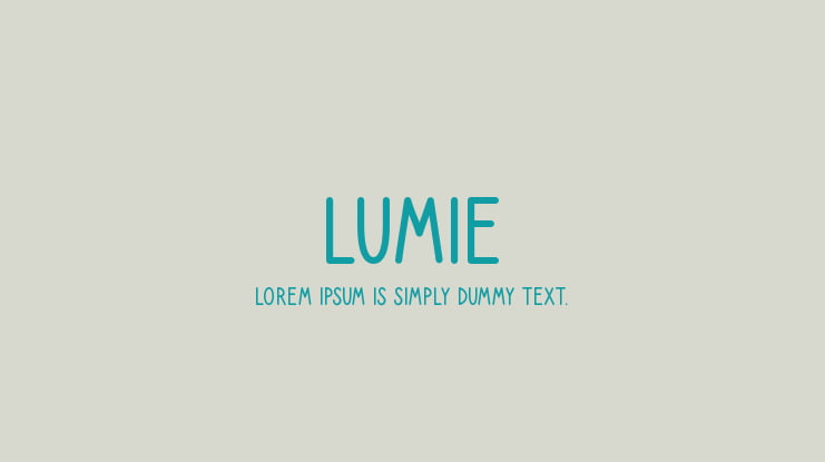 Lumie Font