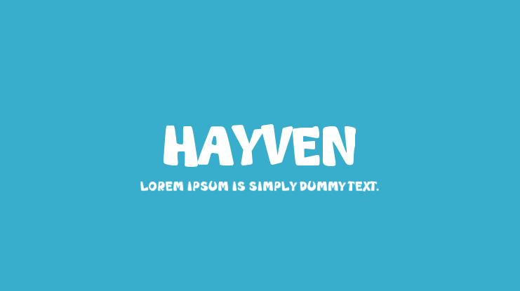 Hayven Font
