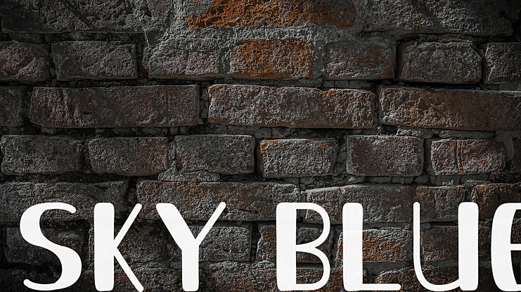 Sky Blue Font