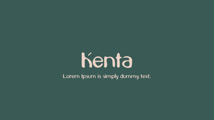 Kenta Font