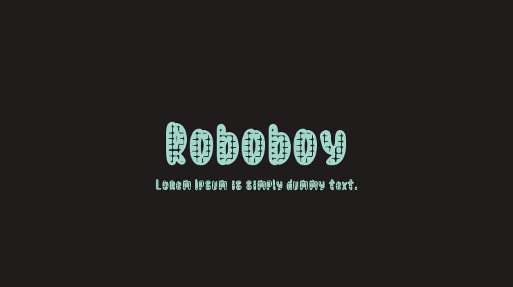 Roboboy Font