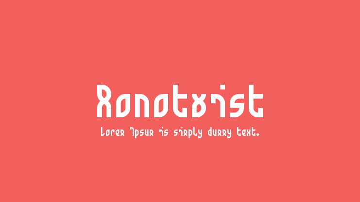 Monotwist Font