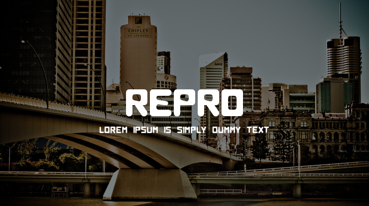 Repro 89 Font