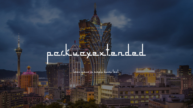 parkwayextended Font