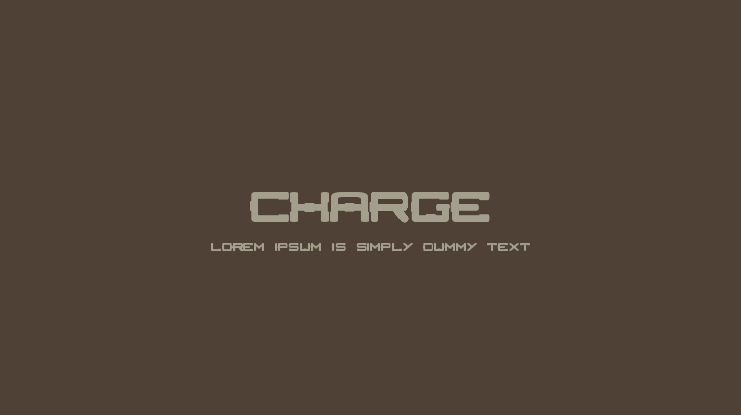 Charge Font